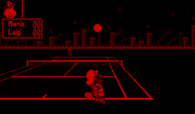 Mario's Tennis screenshot 7 for Virtual Boy